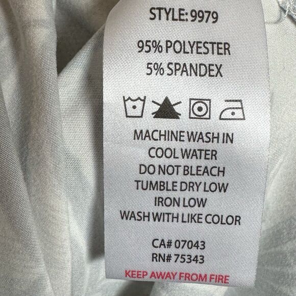 Tahari Dress Lg Sleeveless Pullover Midi Stretchy Tropical Palm Leaves Hawaiian - Picture 7 of 8